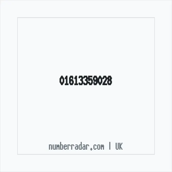 Reverse number check for +44 161 335 9028 — who called me?