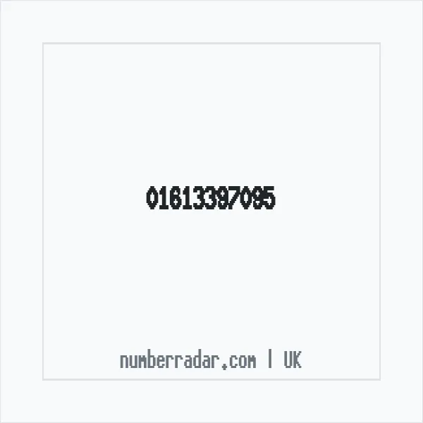 Reverse number check for +44 161 339 7095 — who called me?