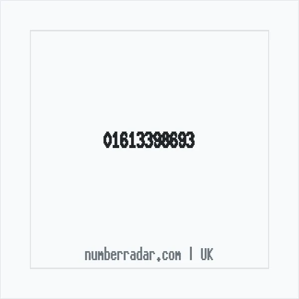 Reverse number check for +44 161 339 8693 — who called me?