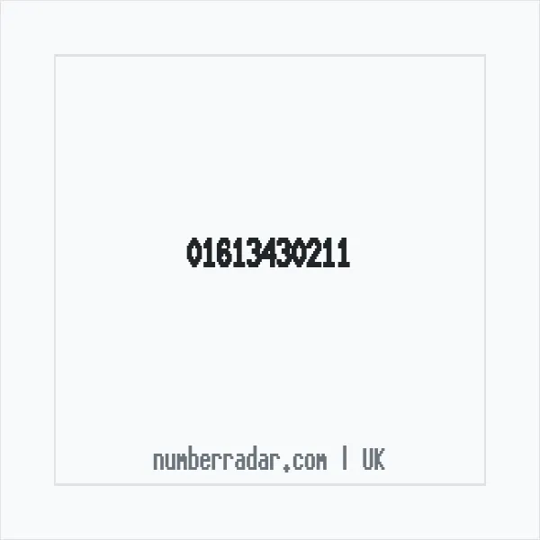 Reverse number check for +44 161 343 0211 — who called me?