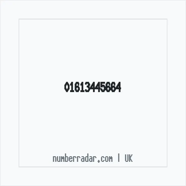 Reverse number check for +44 161 344 5664 — who called me?