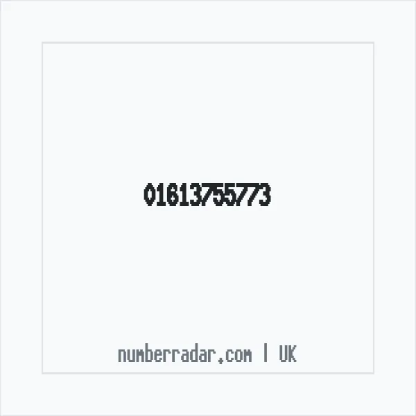 Reverse number check for +44 161 375 5773 — who called me?