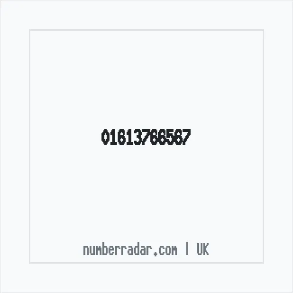 Reverse number check for +44 161 376 6567 — who called me?