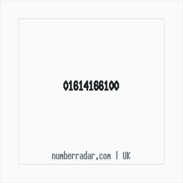 Reverse number check for +44 161 416 6100 — who called me?