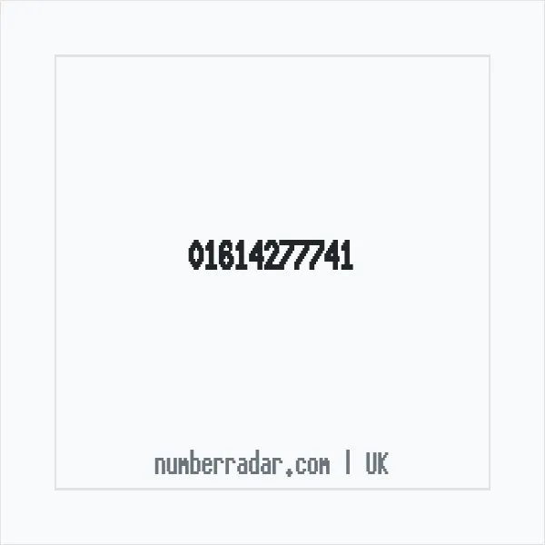 Reverse number check for +44 161 427 7741 — who called me?