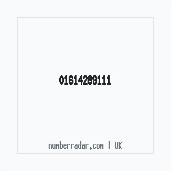 Reverse number check for +44 161 428 9111 — who called me?