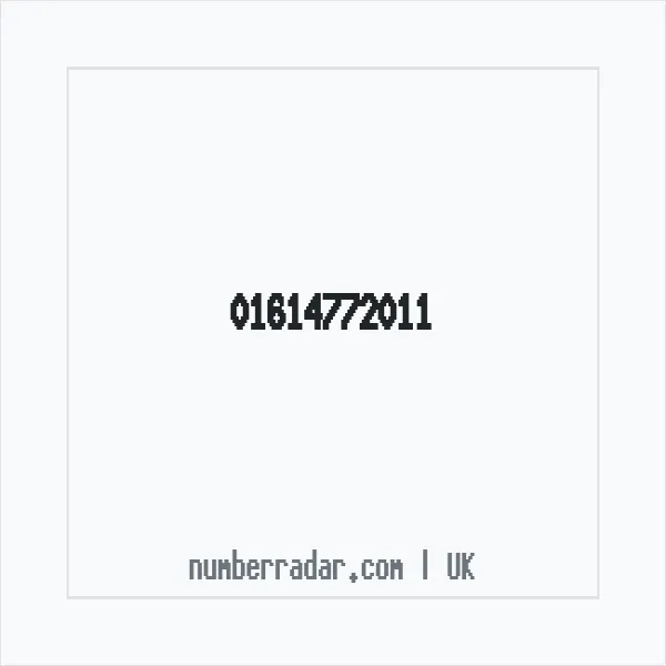 Reverse number check for +44 161 477 2011 — who called me?