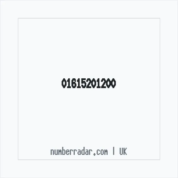 Reverse number check for +44 161 520 1200 — who called me?