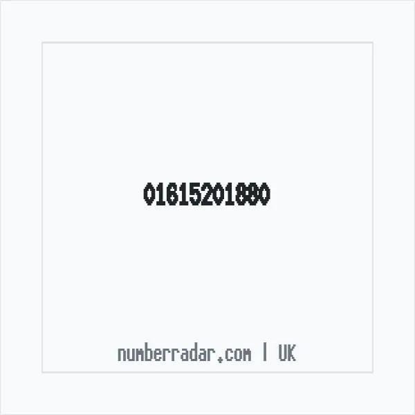 Reverse number check for +44 161 520 1880 — who called me?