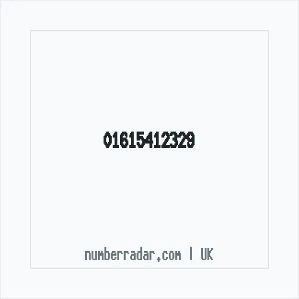 Reverse number check for +44 161 541 2329 — who called me?