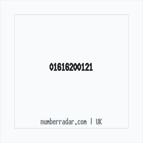 Reverse number check for +44 161 620 0121 — who called me?