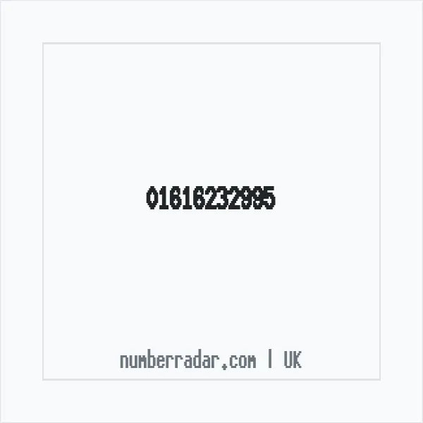 Reverse number check for +44 161 623 2995 — who called me?