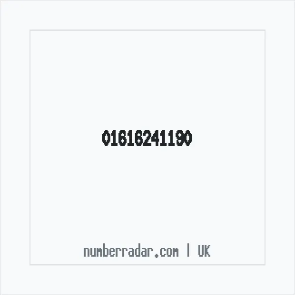 Reverse number check for +44 161 624 1190 — who called me?