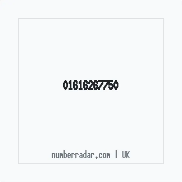 Reverse number check for +44 161 626 7750 — who called me?