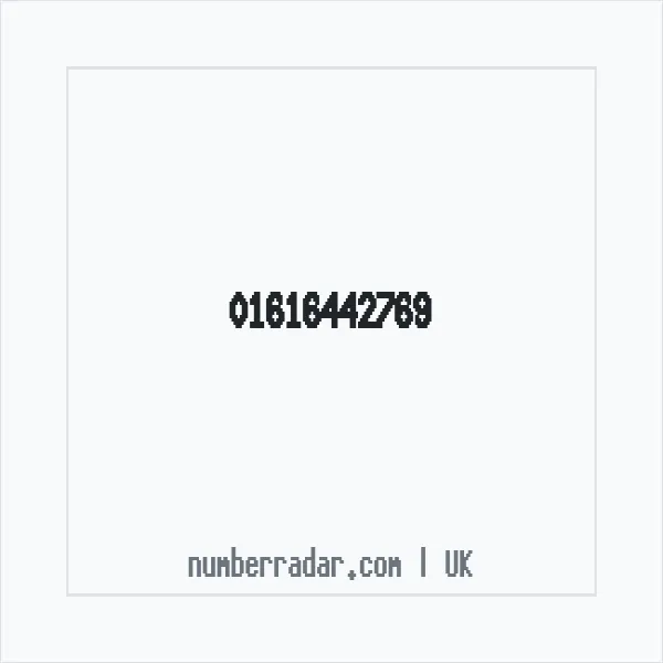 Reverse number check for +44 161 644 2769 — who called me?