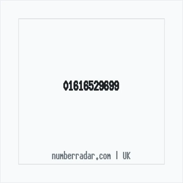 Reverse number check for +44 161 652 9699 — who called me?