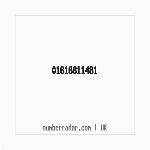 Reverse number check for +44 161 681 1481 — who called me?