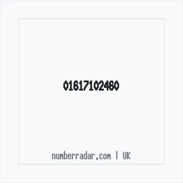 Reverse number check for +44 161 710 2460 — who called me?