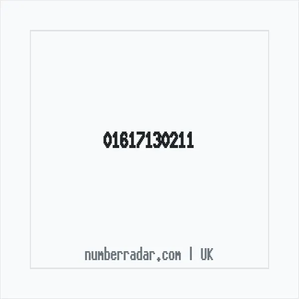Reverse number check for +44 161 713 0211 — who called me?