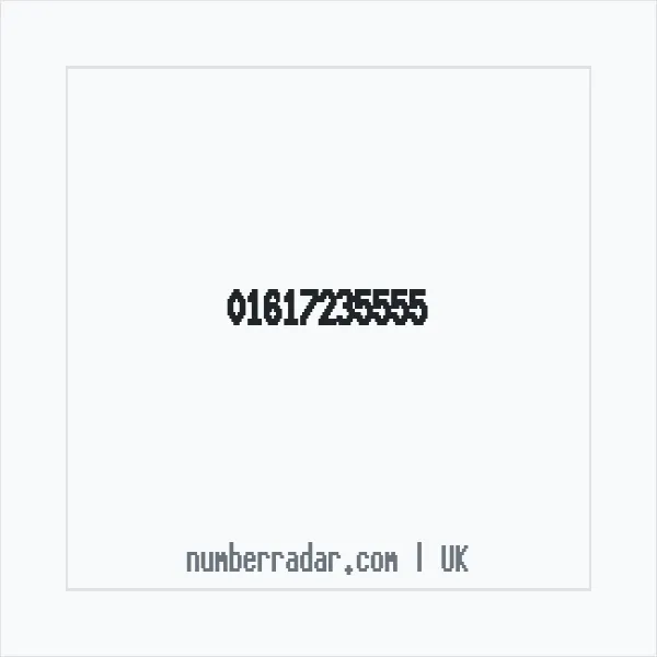 Reverse number check for +44 161 723 5555 — who called me?