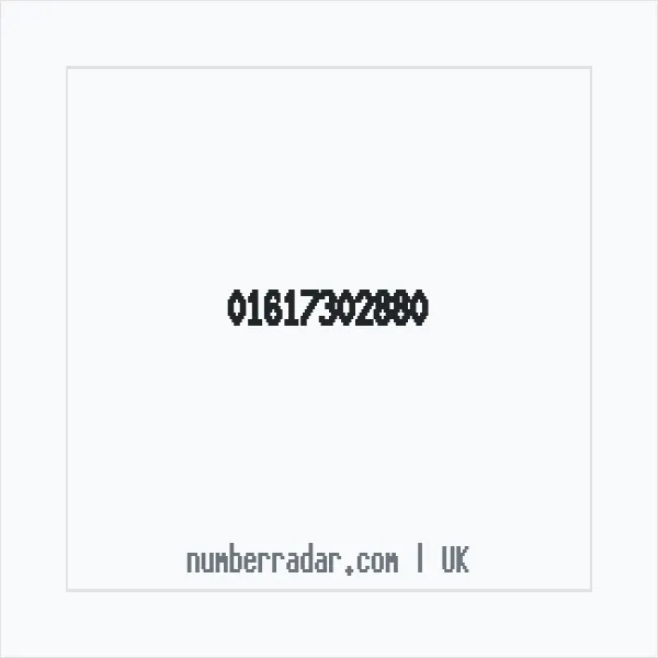 Reverse number check for +44 161 730 2880 — who called me?