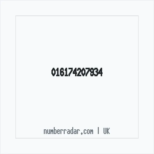 Reverse number check for +44 (1617) 420-793 — who called me?