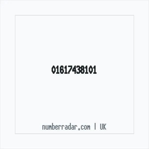 Reverse number check for +44 161 743 8101 — who called me?