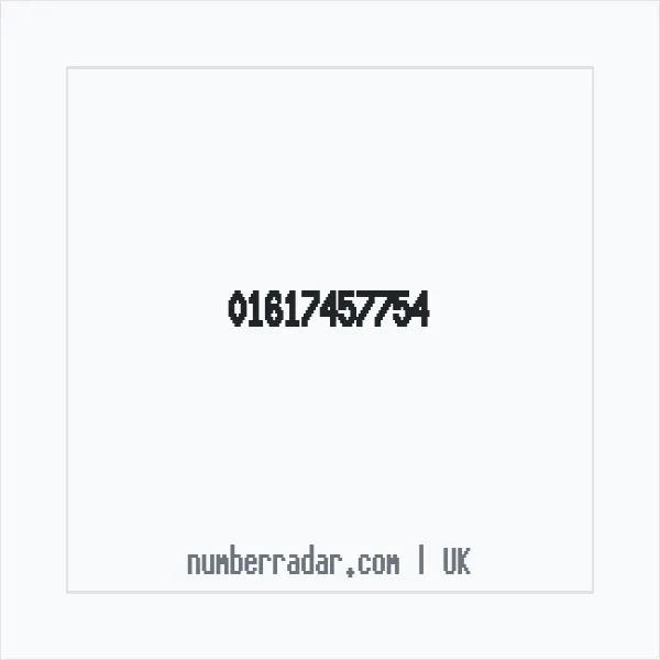 Reverse number check for +44 161 745 7754 — who called me?