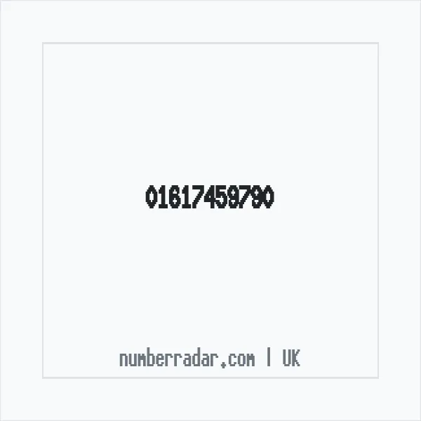 Reverse number check for +44 161 745 9790 — who called me?