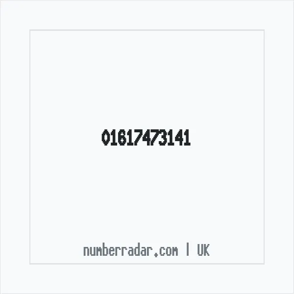 Reverse number check for +44 161 747 3141 — who called me?