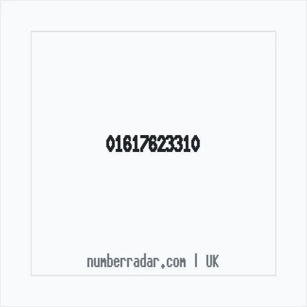 Reverse number check for +44 161 762 3310 — who called me?