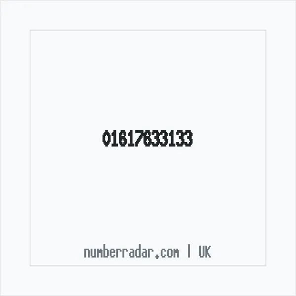 Reverse number check for +44 161 763 3133 — who called me?