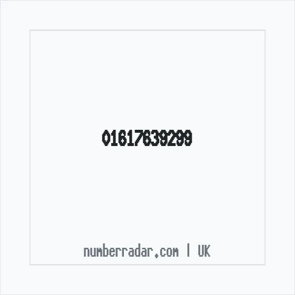Reverse number check for +44 161 763 9299 — who called me?