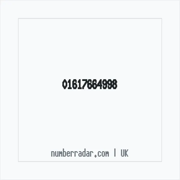 Reverse number check for +44 161 766 4998 — who called me?
