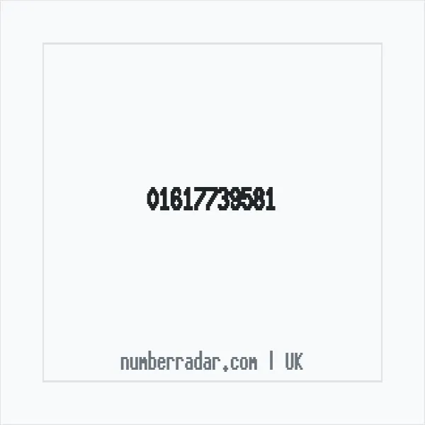 Reverse number check for +44 161 773 9581 — who called me?