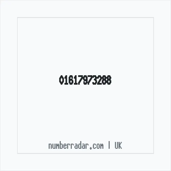 Reverse number check for +44 161 797 3288 — who called me?