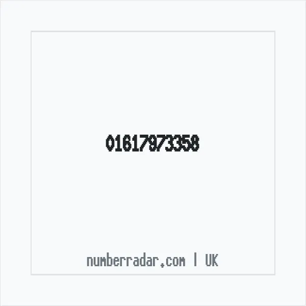Reverse number check for +44 161 797 3358 — who called me?