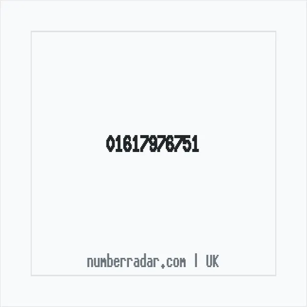 Reverse number check for +44 161 797 6751 — who called me?