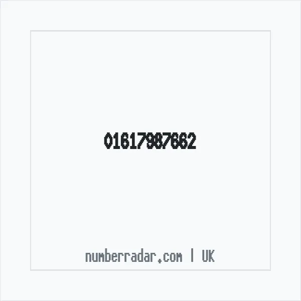Reverse number check for +44 161 798 7662 — who called me?