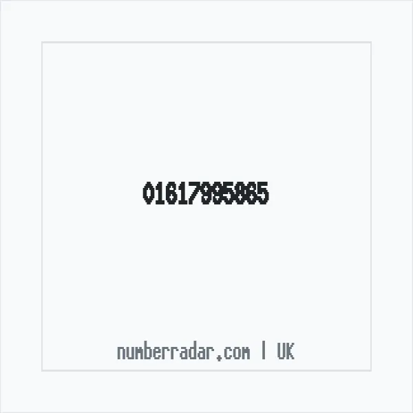 Reverse number check for +44 161 799 5865 — who called me?