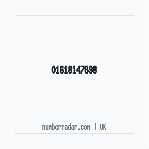 Reverse number check for +44 161 814 7698 — who called me?