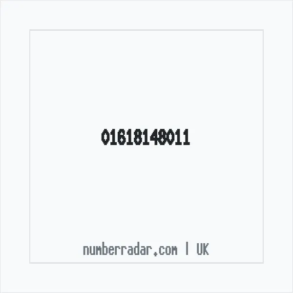 Reverse number check for +44 161 814 8011 — who called me?