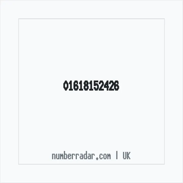 Reverse number check for +44 161 815 2426 — who called me?