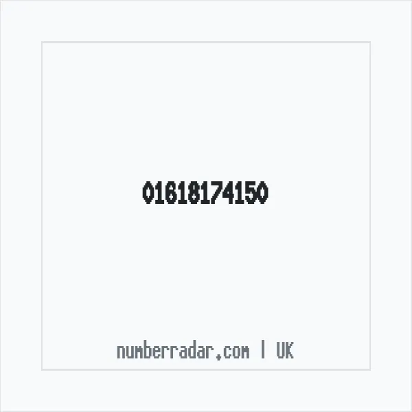Reverse number check for +44 161 817 4150 — who called me?