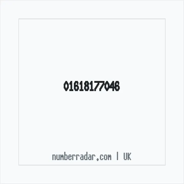 Reverse number check for +44 161 817 7046 — who called me?