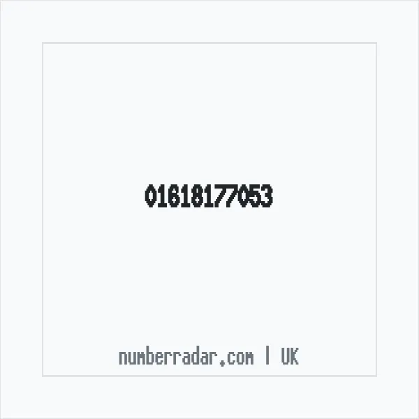 Reverse number check for +44 161 817 7053 — who called me?
