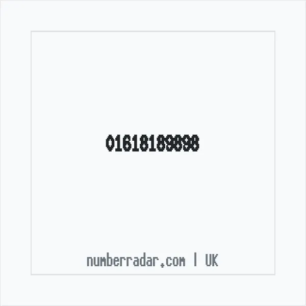 Reverse number check for +44 161 818 9898 — who called me?