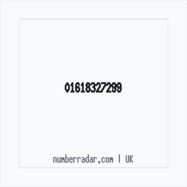 Reverse number check for +44 161 832 7299 — who called me?