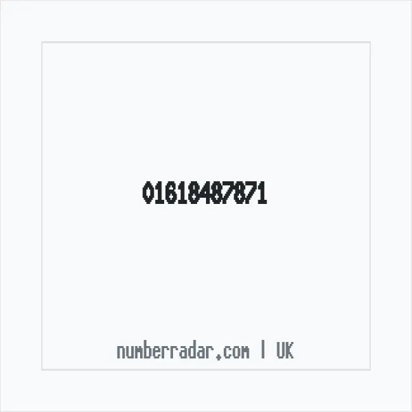 Reverse number check for +44 161 848 7871 — who called me?