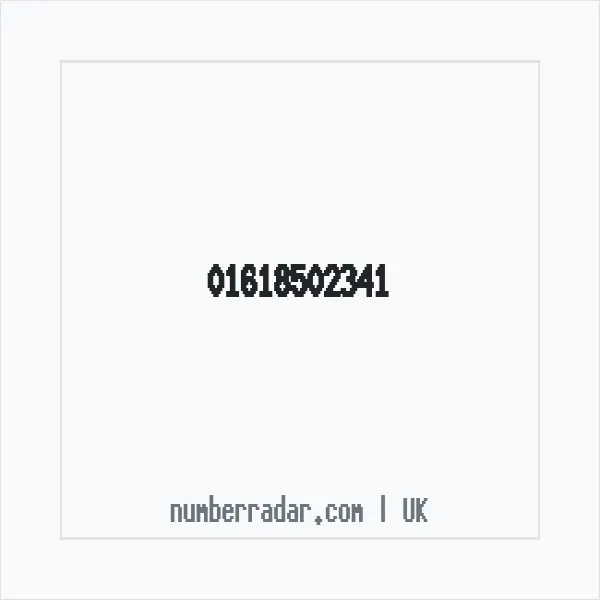 Reverse number check for +44 161 850 2341 — who called me?